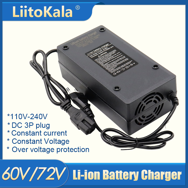 84V 20A Smart Charger - 60V/72V 5A caricabatteria al litio agli