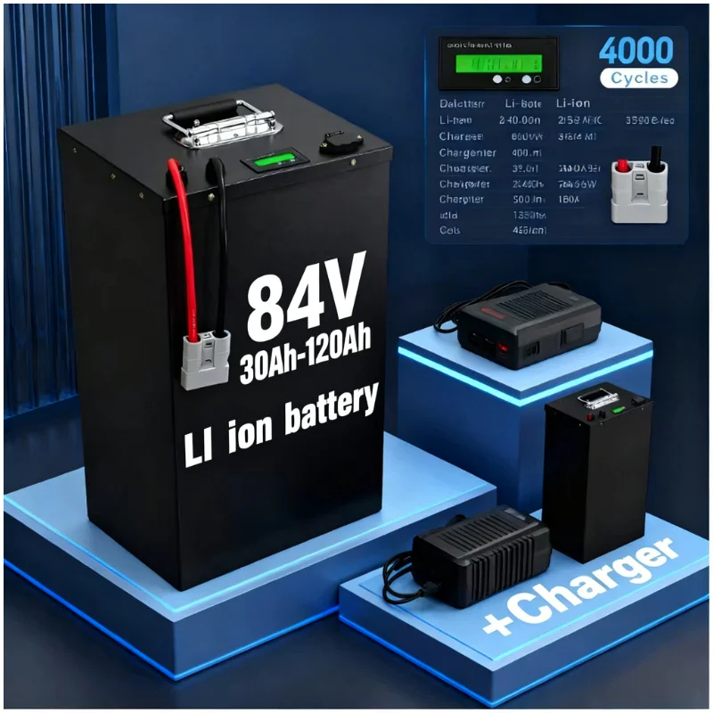 72V 40Ah Lifepo4 Battery Pack - Batteria agli ioni di litio 84V