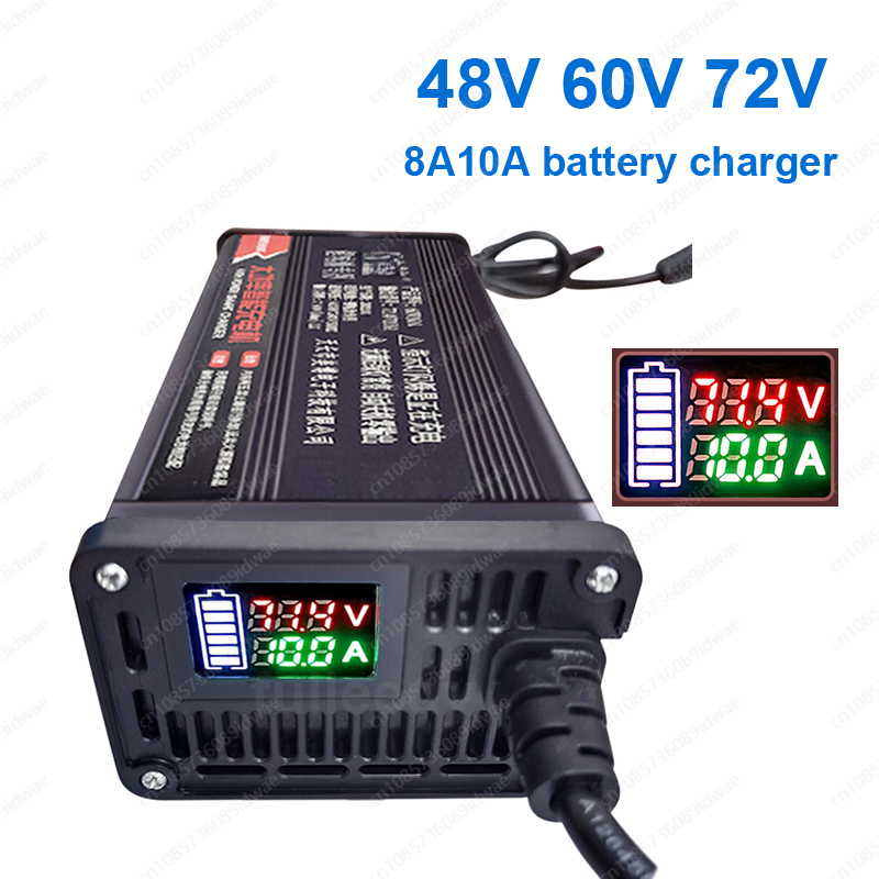 72V 15A Fast Charger - Caricabatterie per batterie al litio con