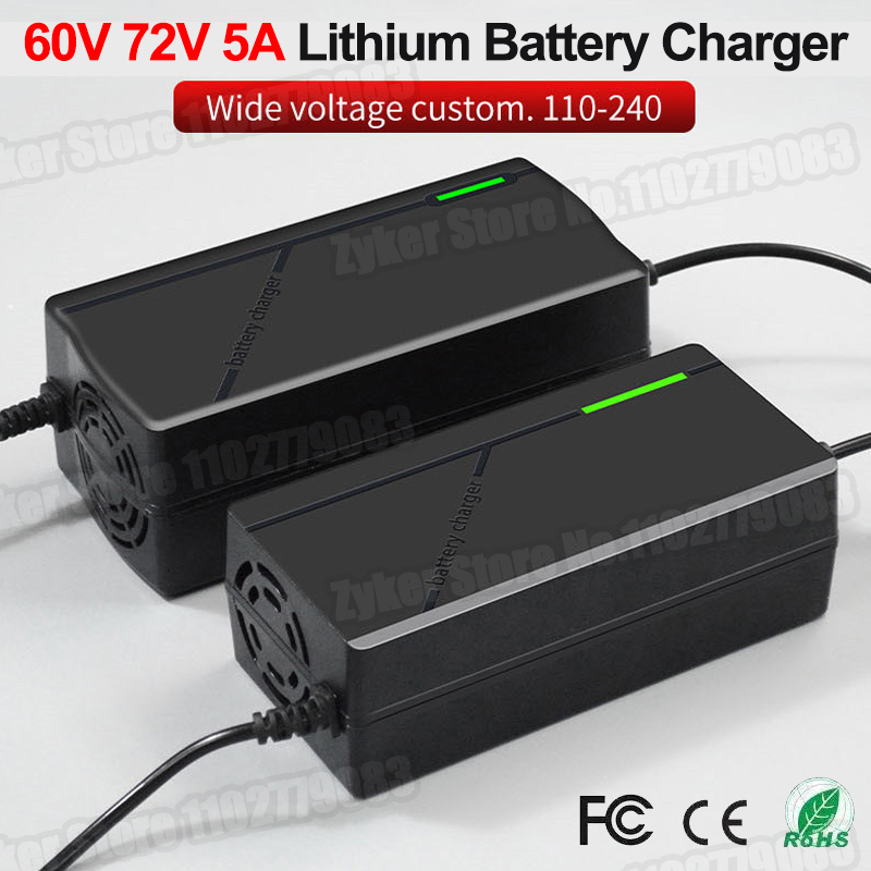 84V 20A Smart Charger - Caricabatteria al litio 60V 72V 5A