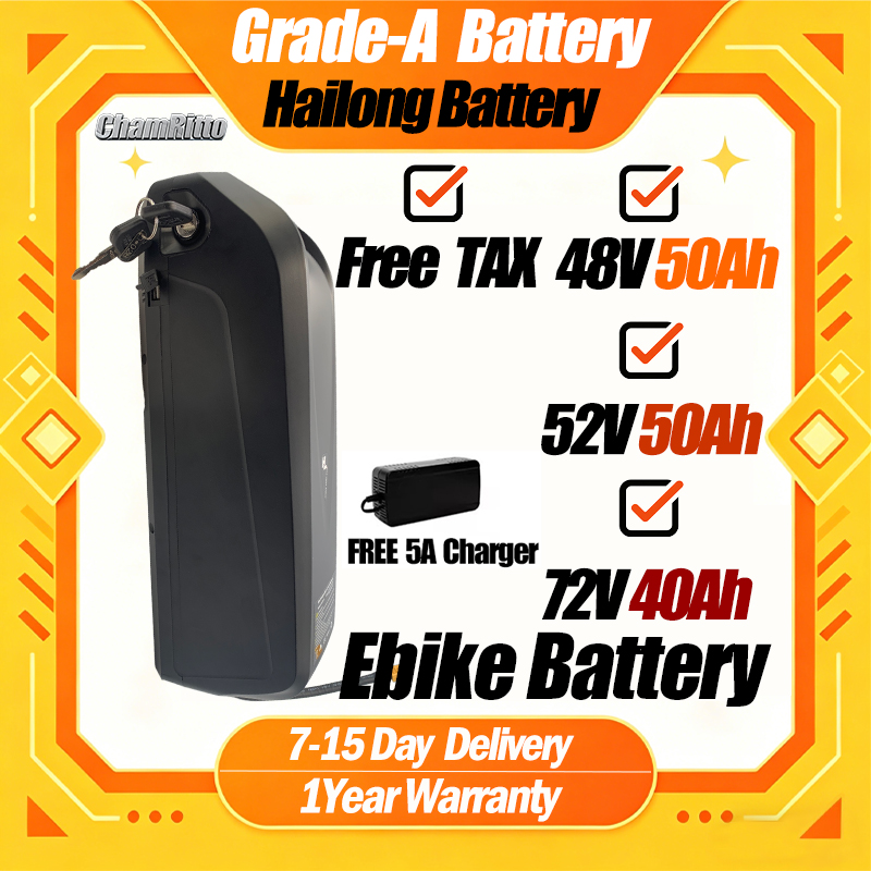 60V 50Ah Electric Scooter Battery - Batteria Ebike 48V 50AH 52V 36V