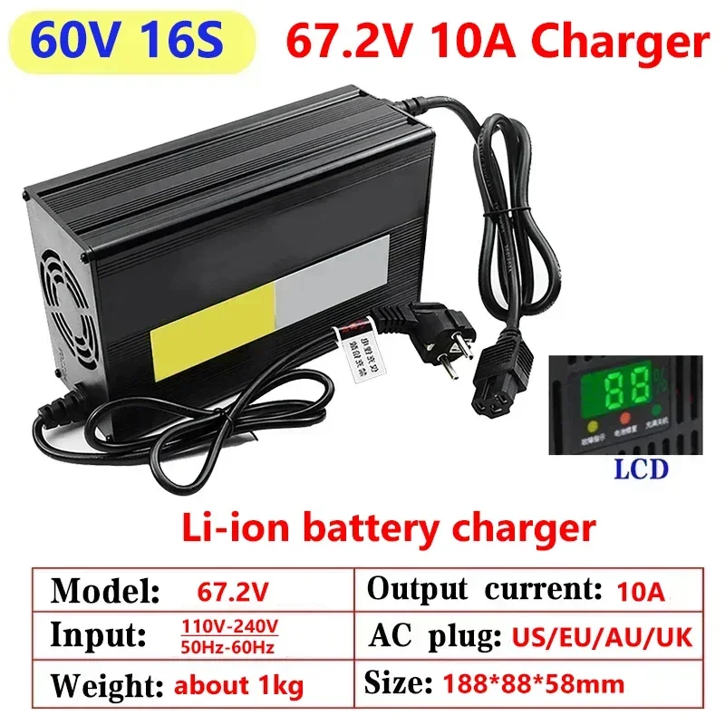 Caricabatteria al litio 10A 48 - 84V 20A Smart Charger recensione e prezzo
