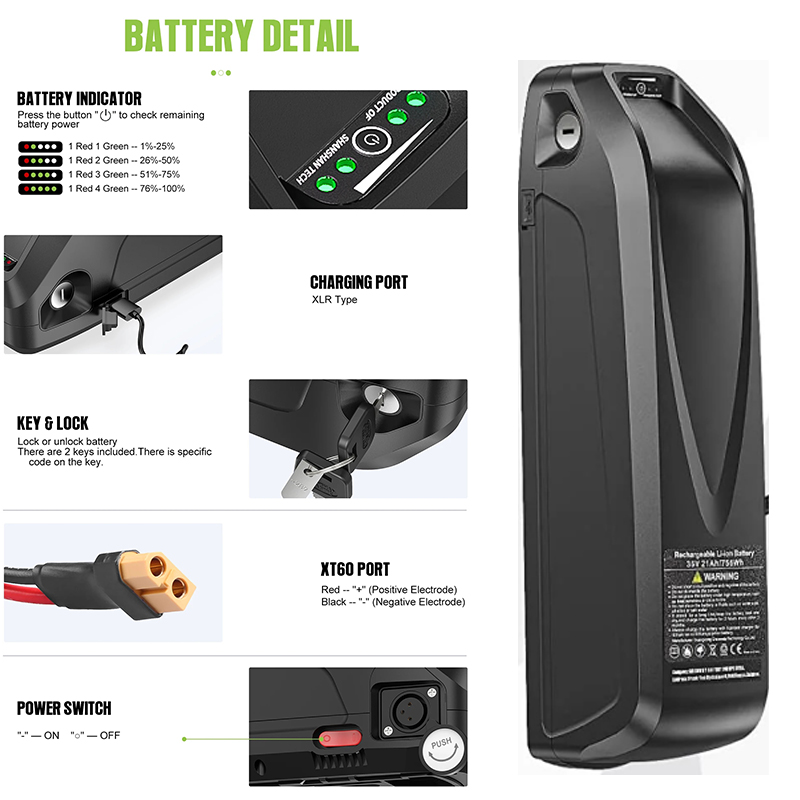 Batteria Ebike 48V 50AH 52V 36 - 60V 50Ah Electric Scooter Battery recensione e prezzo