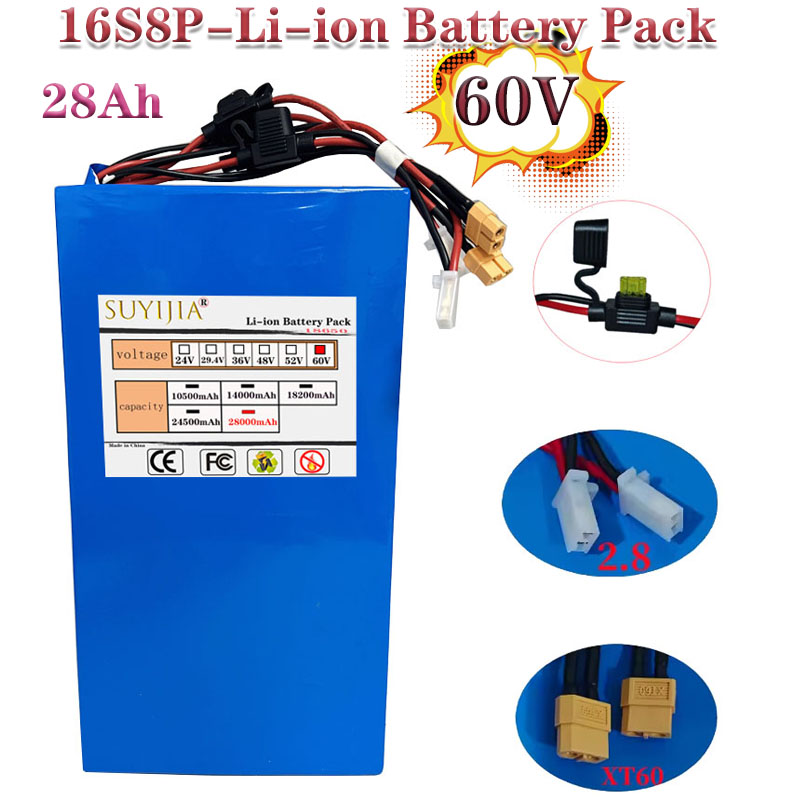 Batteria al Litio 60V 28Ah 16S - 60V 50Ah Electric Scooter Battery recensione e prezzo