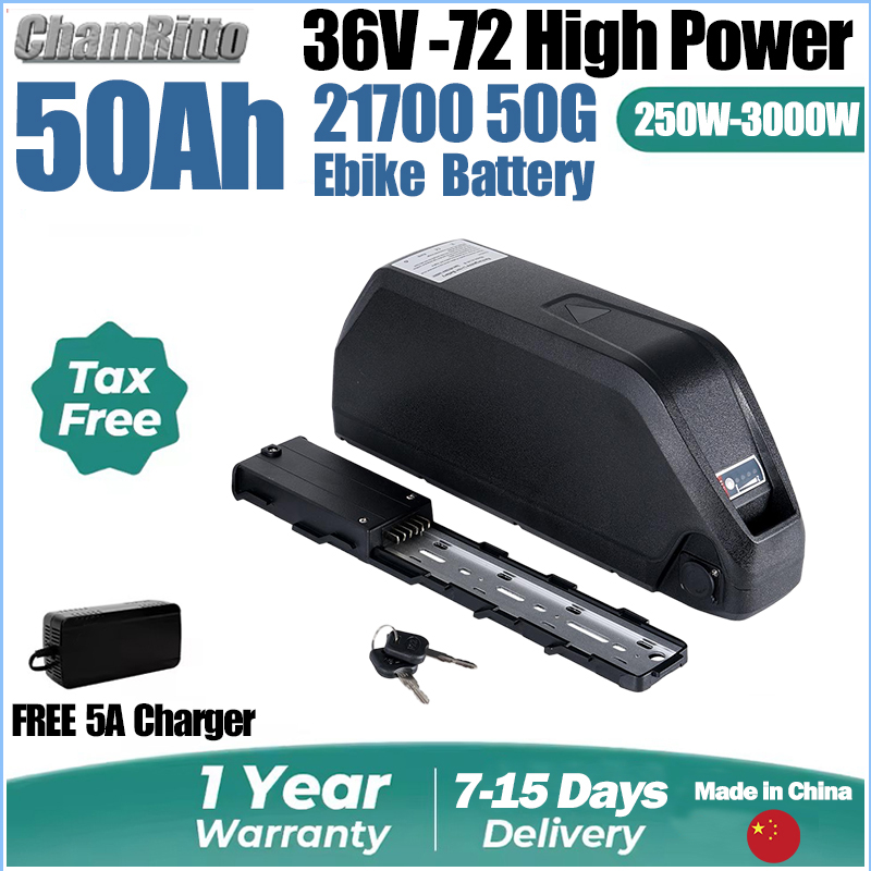 Batteria per Bici Elettrica 48 - 72V 50Ah 21700 Lithium Battery recensione e prezzo